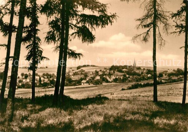 Hohndorf Stollberg Panorama Ansicht vom Waldrand aus