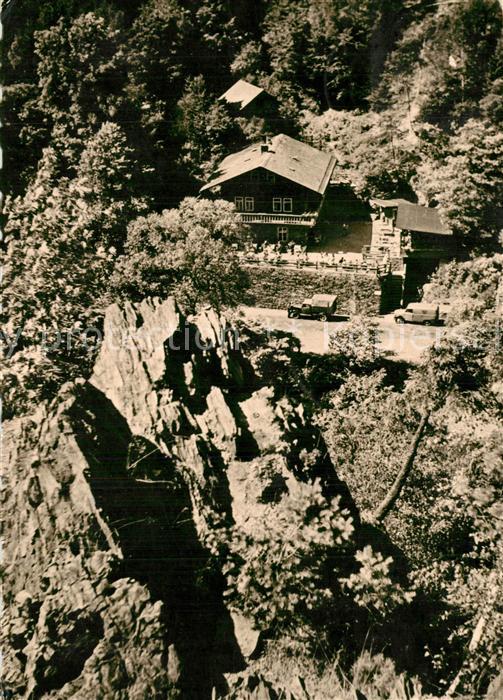 Schwarzburg Thueringer Wald Gaststätte Schweizerhaus im Schwarzatal