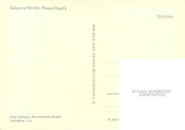 Poehl Vogtland Talsperre Sperrmauer – Bild 2