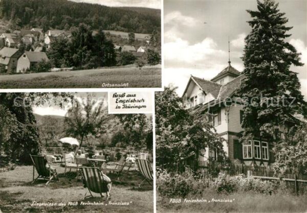 Engelsbach Ortsansicht Liegewiese FDGB Ferienheim