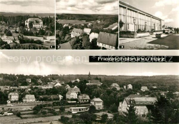 Friedrichsbrunn Harz Sanatorium Ernst Thälmann Landschaftspa
