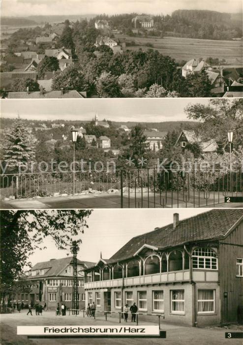 Friedrichsbrunn Harz Panorama Sanatorium Ernst Thälmann HO H