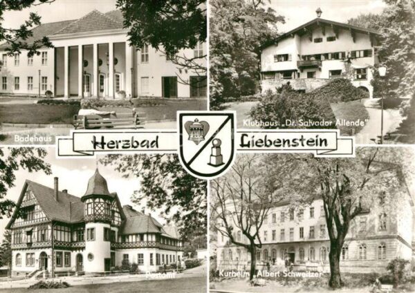 Bad Liebenstein Badehaus Klubhaus Dr Salvador Allende P