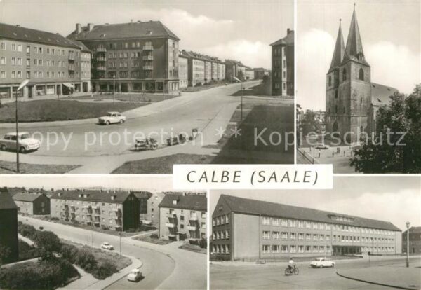 Calbe Saale Wilhelm Pieck Strasse Stephanikirche Wi