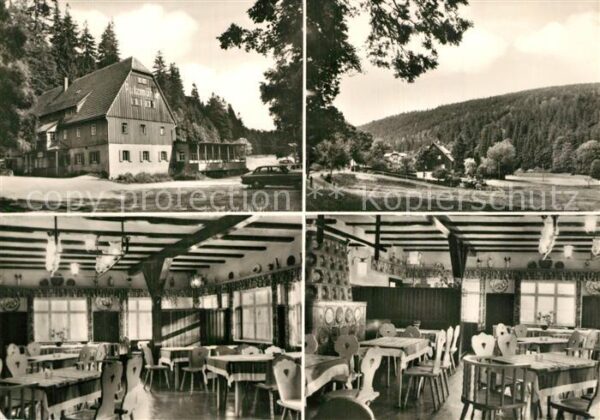 Schellerhau Waldgaststätte Putzmühle Landschaftspan