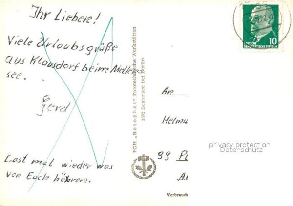 Klausdorf Mellensee Gaststätte Terrasse Badestrand – Bild 2