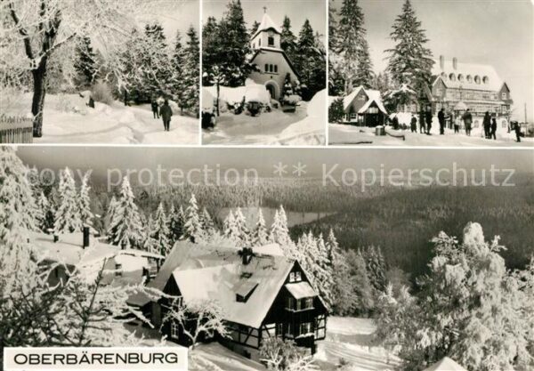 Oberbaerenburg Baerenburg Kapelle Hotel Winterlandschaft