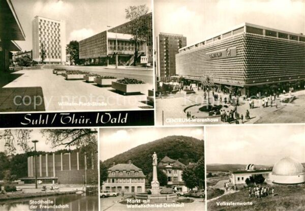 Suhl Thueringer Wald Wilhelm Pieck Strasse Centrum Warenhaus