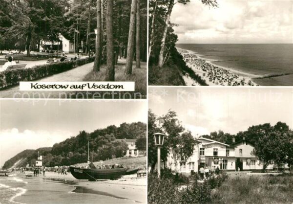 Koserow Ostseebad Usedom Kurpark Kelch's Speisegaststätte Strand