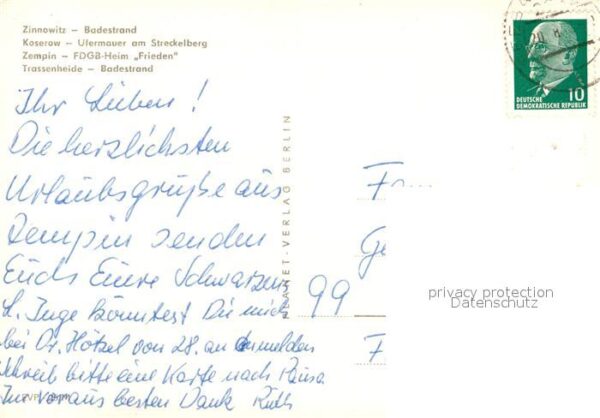 Insel Usedom Zinnowitz Badestrand Koserow Ufermauer – Bild 2