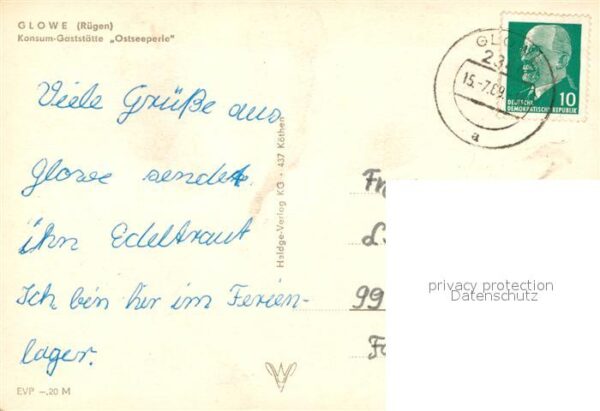 Glowe Ruegen Konsumgaststätte Ostseeperle – Bild 2