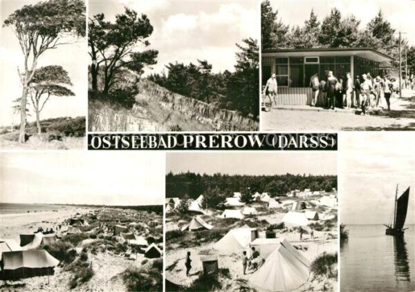 Prerow Ostseebad Strand Camping Dünen Kiosk