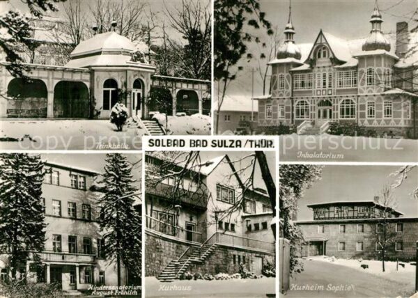 Bad Sulza Trinkhalle Inhalatorium Sanatorium Kurh