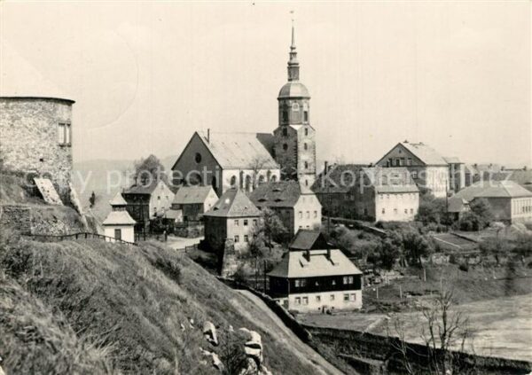 Dohma Ortsansicht Burgstadt mit Kirche
