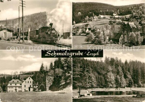 Schmalzgrube Bahnhof Teilansichten Freibad