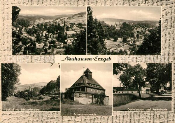 Neuhausen Erzgebirge Panorama Schloss Schwartenberg Schwarte