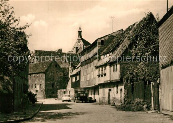 Freiberg Sachsen Alte Gerberhäuser am Mühlgraben