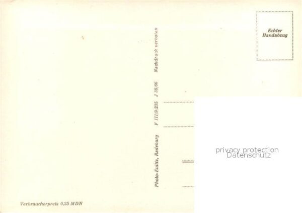 Schellerhau Landschaftspanorama Handabzug – Bild 2