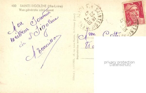 Sainte-Sigolene Vue Generale – Bild 2