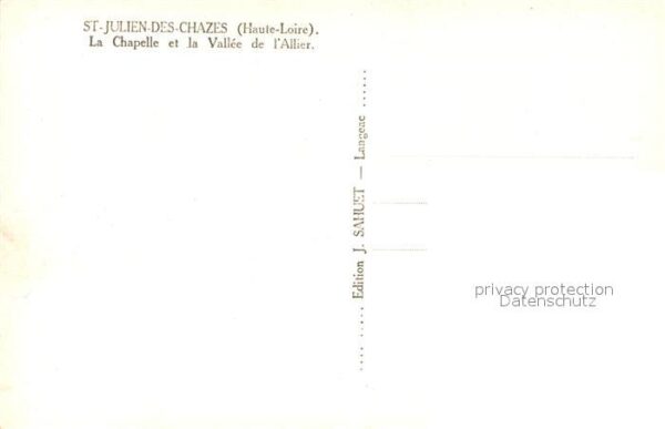 Saint-Julien-des-Chazes La Chapelle et Vallee de l'Allier – Bild 2