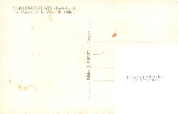 Saint-Julien-des-Chazes La Chapelle et la Vallee de l'Allier – Bild 2