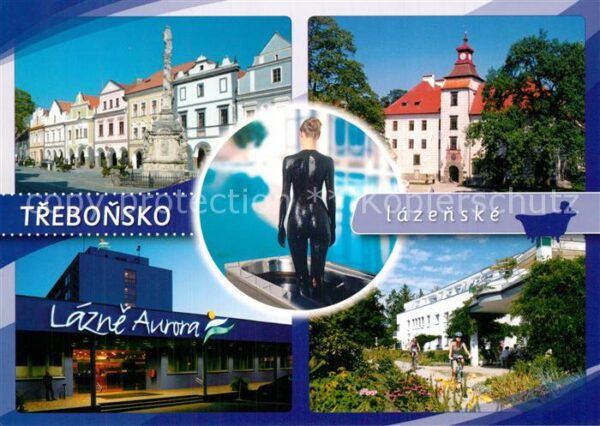 Trebon Czechia Slatinna koupel Trebonsky zamek Mestske