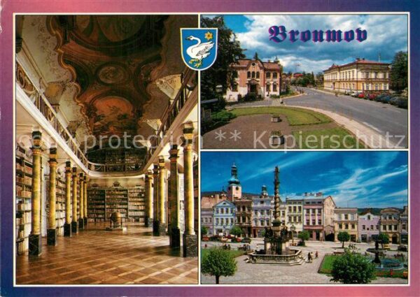 Broumov Braunau Boehmen interier klasterni knihovny empirova bu