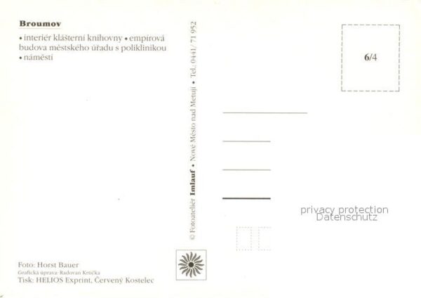 Broumov Braunau Boehmen interier klasterni knihovny empirova bu – Bild 2
