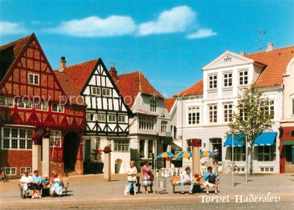 Haderslev Hadersleben Det smukke gamle torv