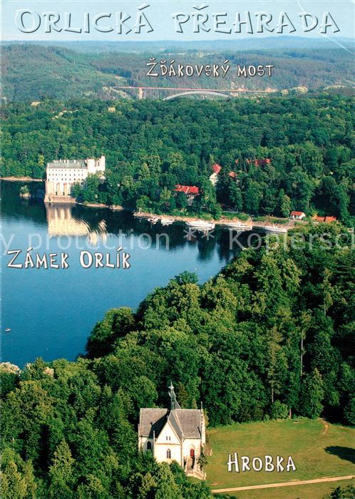 Vitavou Zdakovsky Most Zamek Orlik Hrobka