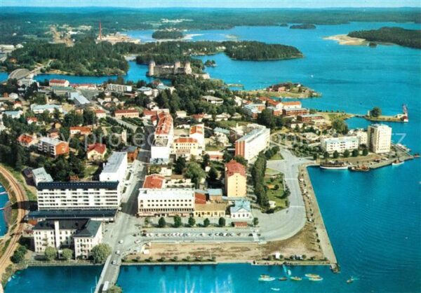 Savonlinna Fliegeraufnahme mit Olavinlinna