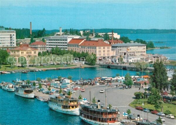 Savonlinna Hafen und Markt