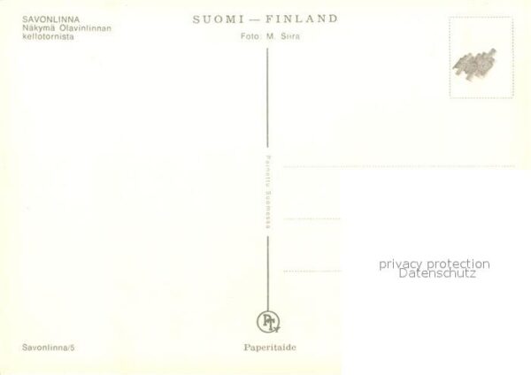 Savonlinna Nakyma Olavinlinnan kellotornista – Bild 2