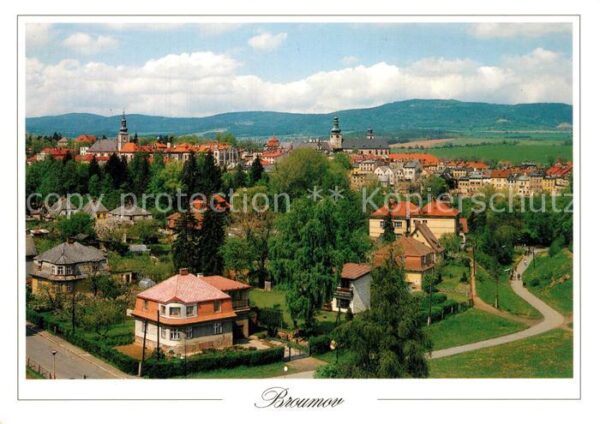 Broumov Braunau Boehmen Celkovy pohled na stred mesta