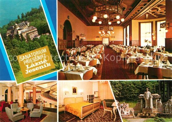 Lazne Jesenik Sanatorium Priessnitz Speisesaal Foyer