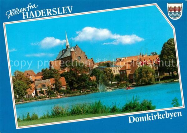 Haderslev Hadersleben Domkirke set fra Damparken