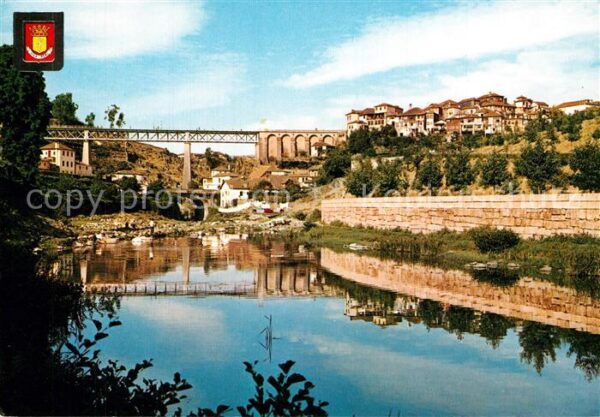 Vila Real Ponte sobre e Rio Corgo Vista Parcial d