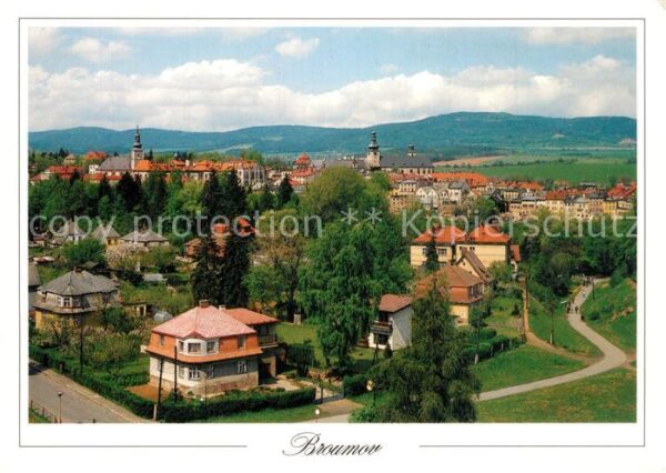 Broumov Braunau Boehmen Celkovy pohled na stred mesta