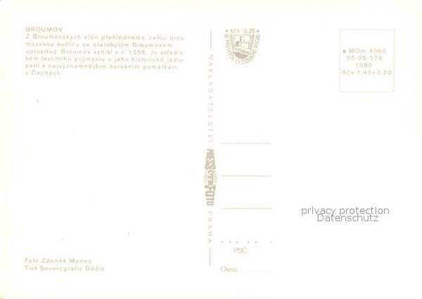 Broumov Braunau Boehmen Broumovskych sten prehledeme Broumov vz – Bild 2