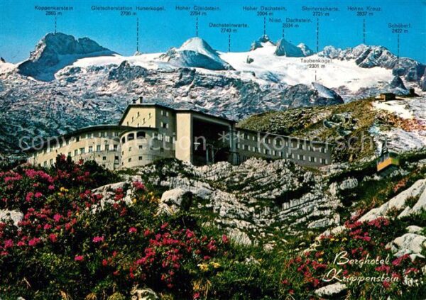 Berghaus Krippenstein mit König Dachstein