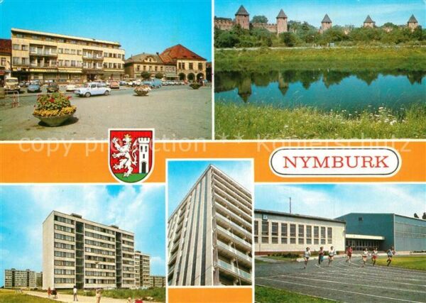 Nymburk Neuenburg Elbe Namesti Cs armady Hradby Sidliste Zelez
