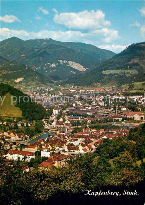 Kapfenberg Altstadt mit Edelstahlwerk Gebrüder Böh