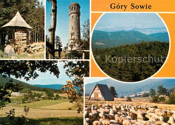 Gory Sowie Eulengebirge Pasmo gorskie w Sudetach Bastrzycy na z