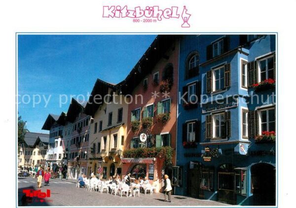 Kitzbuehel Tirol Fussgängerzone Vorderstadt