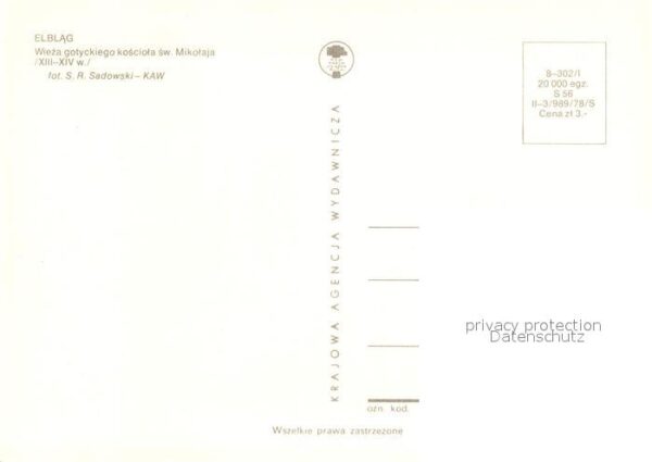 Elblag Wieza gotyckiego kosciola sw Mikolaja – Bild 2
