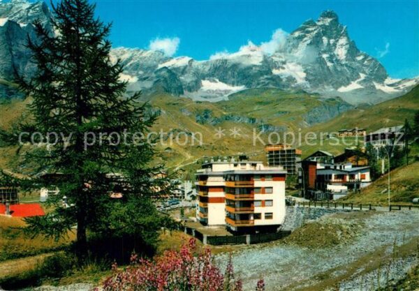 Cervinia Breuil Panorama e Monte Cervino