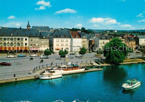 Remich Esplanade et Moselle