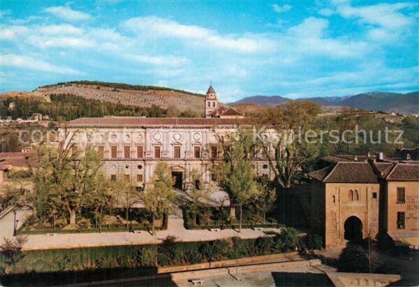 Granada Andalucia Alhambra Fachada Palacio de Carlos V