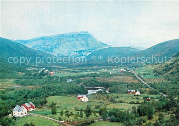 Norwegen Norge Fra Bonaa Nordland Panorama