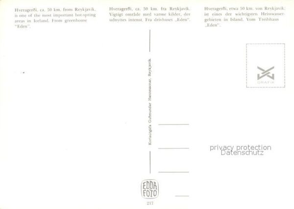 Hveragerdi Heisswassergebiet in Island mit Treibha – Bild 2